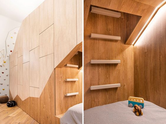 This Fun And Unique Kids Room Draws Design Inspiration From A Bear Cave