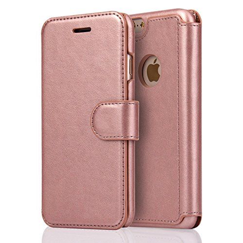 coque cuir iphone 7 rose