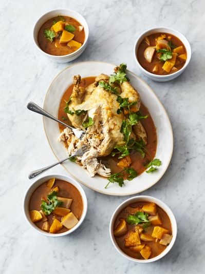 Thai Red Chicken Soup - Chicken recipes for dinner party #chicken #recipes #for #dinner #party Thai Red Chicken Soup
