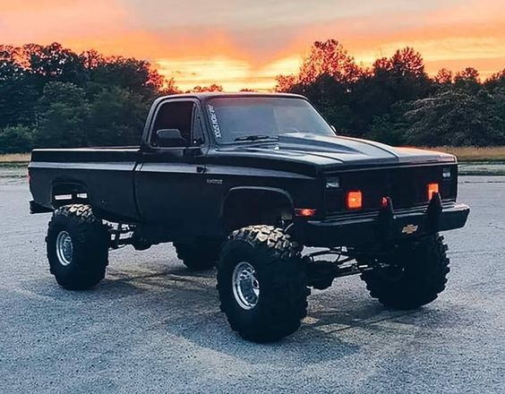 square body Chevy truck