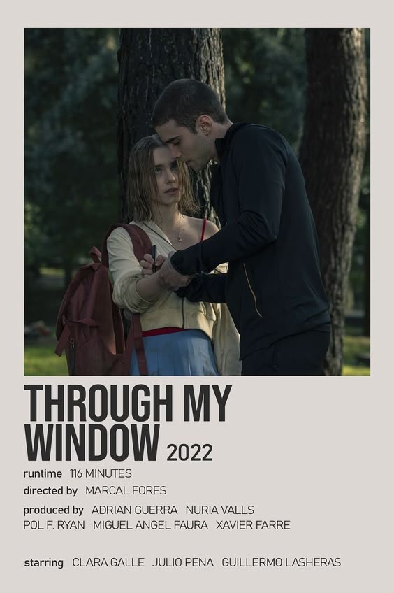 Through My Window Minimalist Movie Polaroid Poster