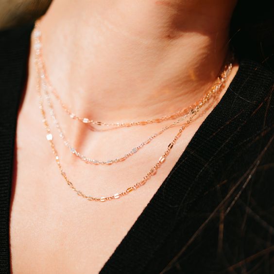 Meet the Randi Chain - our first chain of the month that has taken Sarah Briggs by storm. This is THE CHAIN you have to own, just ask anyone and they\'ll all agree- Randi is it. Available in 14K Gold Filled & Sterling Silver. Necklace length is 16" + 2" extender with a solid 14k Gold Fill or sterling silver ring clasp closure.