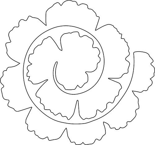 paper flower patterns guve securid co free printable flower templates