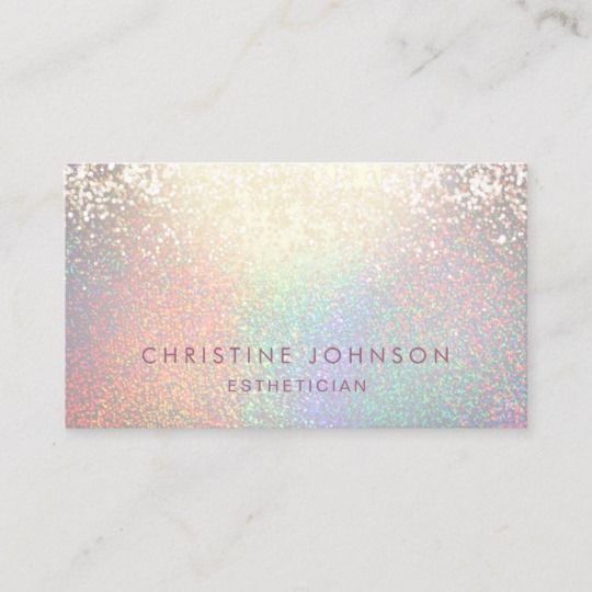 Faux Glitter Pattern Business Card Zazzle Com In 2021 Business Card Pattern Esthetician Business Cards Glitter Business Cards