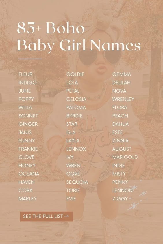 The Ultimate List of Earthy, Boho Baby Names, Inspired By Nature