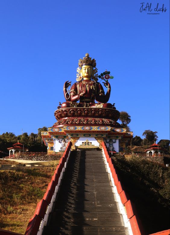 Visited India’s only skywalk loxated at Oelling, Sikkim #sikkim #pelling #skywalk #buddhism
