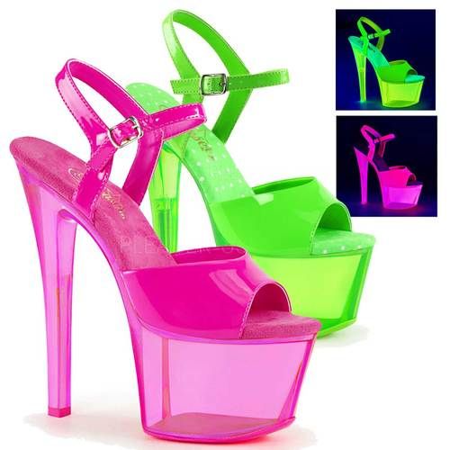 Pleaser exotic dancer 7 inch ankle strap strip shoes Pleaser exotic dancer 7 inch ankle strap strip shoes