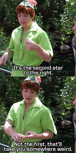 I now need to meet a Peter Pan!