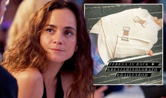Queen of the South star Alice Braga shares snap of painful injury