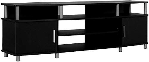 Mainstays Tv Stand For Tvs Up To 55 Multiple Finishes With 4 Bays And 2 Adjustable Shelves Rodeo Oak In 2019 55 Tv Stand Home Entertainment Furniture Tvs