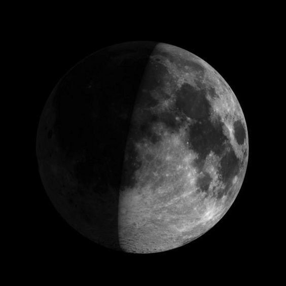 First Quarter | Moon pictures, Moon, Moon icon