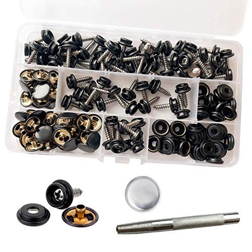 Fastener Screw Snaps Marine Socket with Screws Setting Tool for Boat Canvas Fastener Screw Snaps Marine Socket with Screws Setting Tool for Boat Canvas