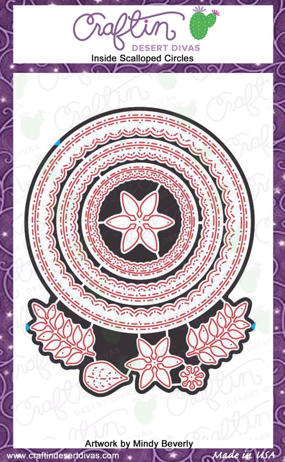 Inside Scalloped Circle Dies $30.99