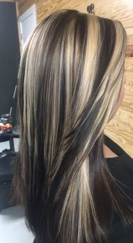 brown hair with blonde highlights