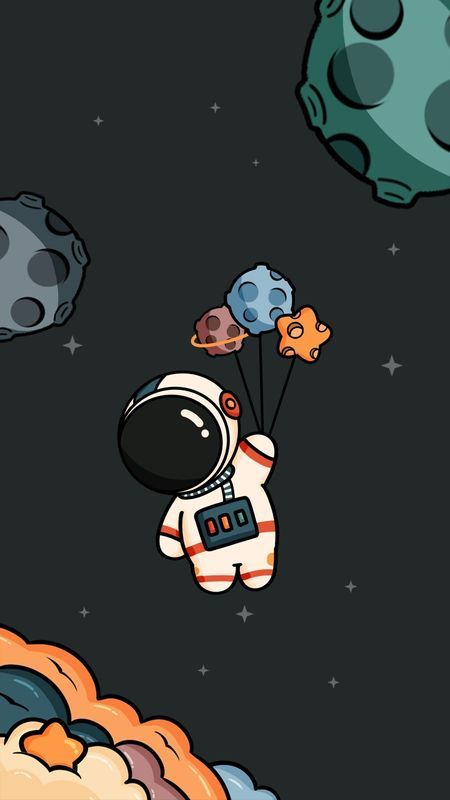 Hope to receive your feedback for more quality themes in next time! Please rate and follow us… in 2022 | Cool wallpapers cartoon, Cute galaxy wallpaper, Astronaut wallpaper