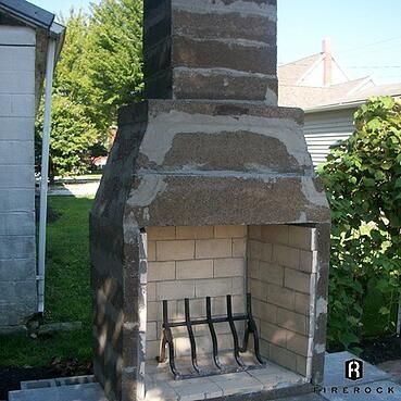 How To Make An Outdoor Fireplace In 4 Steps Patio Plans Diy Diy Outdoor Fireplace, Pre Engineered Outdoor Fireplace