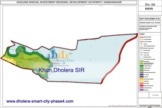 Map of KHUN, DholeraSIR #Dholera #DholeraSIR #DholeraSmartCity #Gujarat