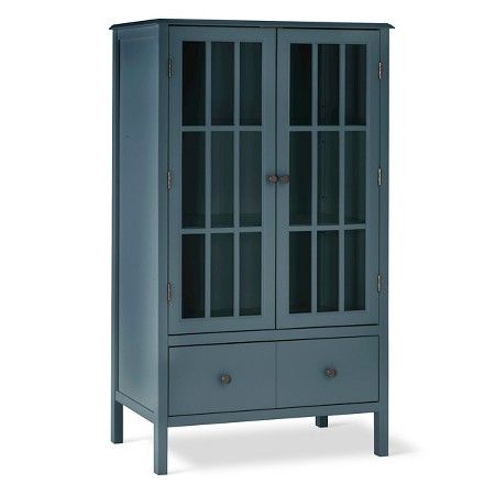 Windham Tall Cabinet With Drawer Threshold Storage Drawers Tall Cabinet Storage, Tall Teal Storage Cabinet