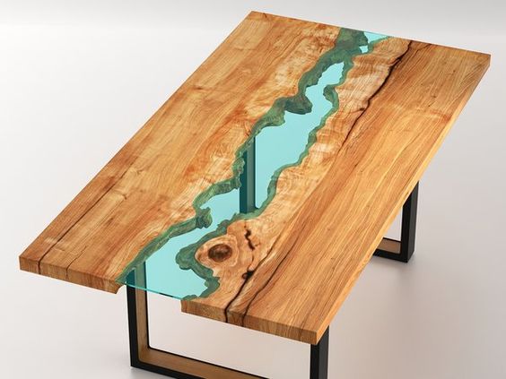 Rustic Round Dining Room Table live edge wood round dining room table with glass river 4 | playa Rustic Round Dining Room Table live edge wood round dining room table with glass river 4 | playa