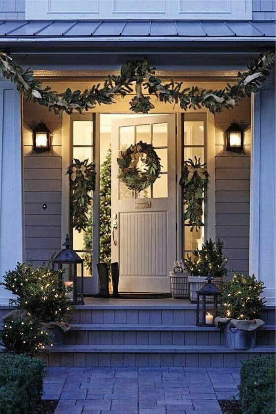 Plants in buckets with lights - from Style Estate - click for more solar lights in buckets