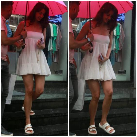 What if we told you, it\'s still the dress season? Monsoon is flexing some rains and not all fashionistas are the ones to sit super cool. So, what are we hinting at? Dresses no doubt read too summer-perfect but do we understand the term perfection anymore? Just like how wearing black dresses in the hot season raises eyebrows but do these fail to look fabulous? We love a dress now and this one is too cute to miss. Disha Patani and her easy style are for the book. We said it again and we won\'t stop