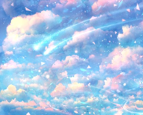 Anime And Sky Eikona 風景 イラスト 空イラスト
