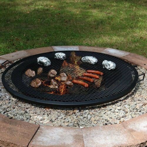 Outdoor Fire Pit Cooking Grill Grate Free Backyard Outdoor Fire Pit Cooking Grill Grate, Round Fire Pit Cooking Grill Grate