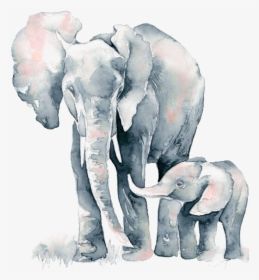 #watercolor #elephant #balloons #baby #boy #babyanimals - Elephant With Balloons Clipart, HD Png Download , Transparent Png Image - PNGitem