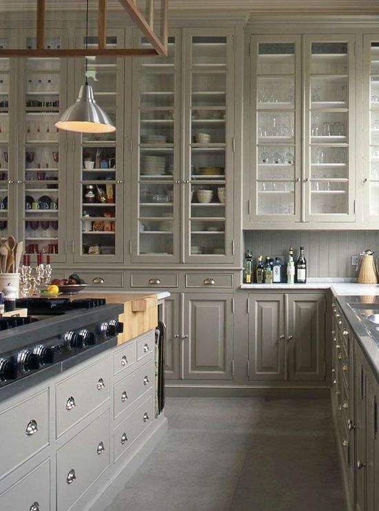 Beautiful kitchen cabinets.