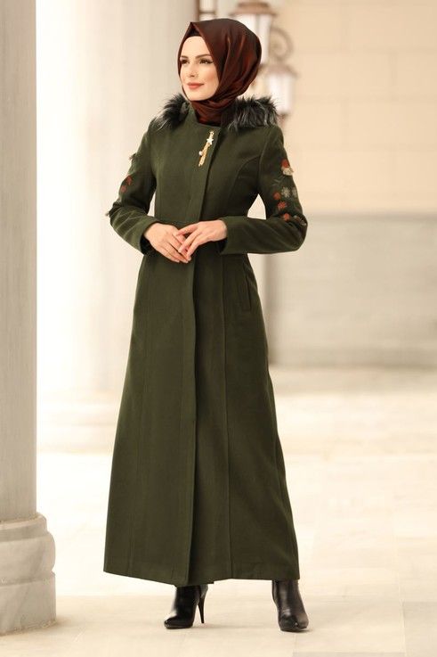 Kaban Kollari Islemeli Kaban 4300m108 Haki Kiyafet The Dress Moda Stilleri Kaban Kollari Islemeli Kaban 4300m108 Haki Kiyafet The Dress Moda Stilleri