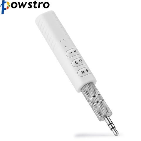 3.5mm AUX Car Bluetooth 4.2 Receiver Speaker Music Streaming Audio Adapter Mic