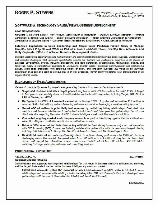 20 Business Development Representative Resume In 2020 Sales