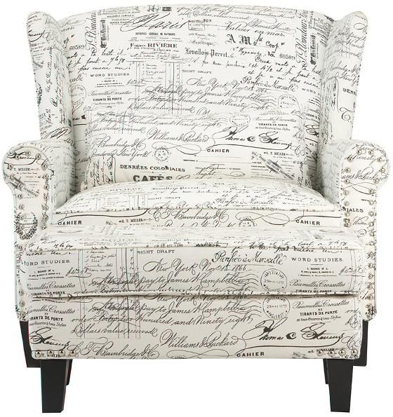 Zoey Armchair With Ottoman Quality Living Room Furniture Zoey Armchair With Ottoman, White Armchair With Ottoman