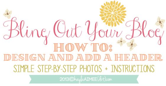 How To Add A Header To Your Blog, How To Design A Blog Header, How To Design A Blog Banner, How To Add A Header To WordPress