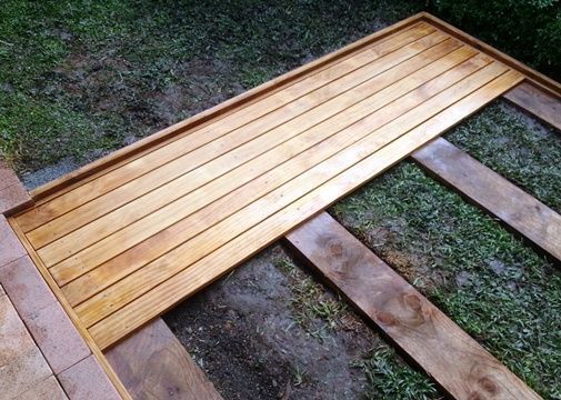 How To Build A Ground Level Deck Cool Diy Cool Deck Ground Level Diy, How To Build A Ground Level Deck For Beginners