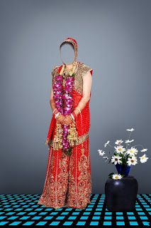 Lehega Chunari Dress Psd File Free Download
