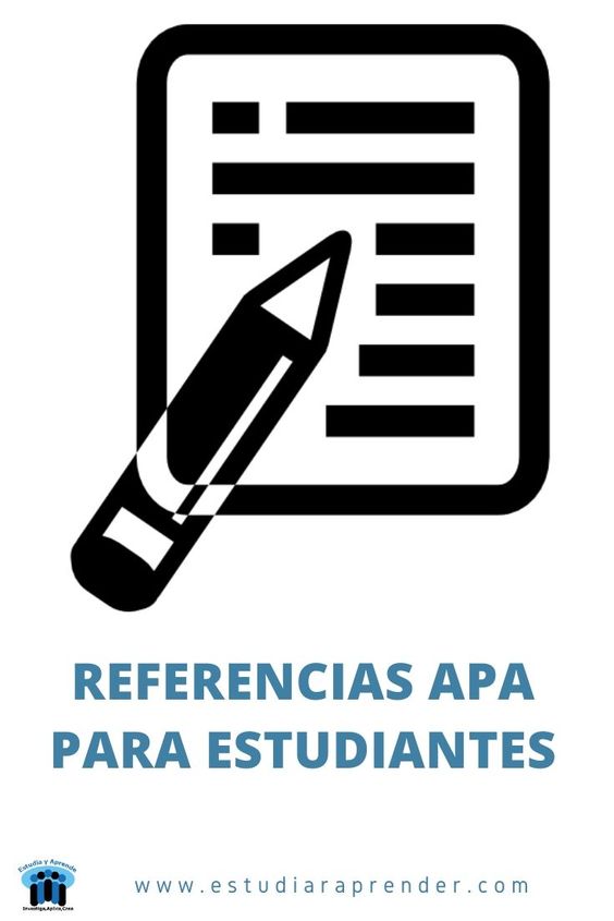 Referencias y normas apa para trabajos de estudiantes