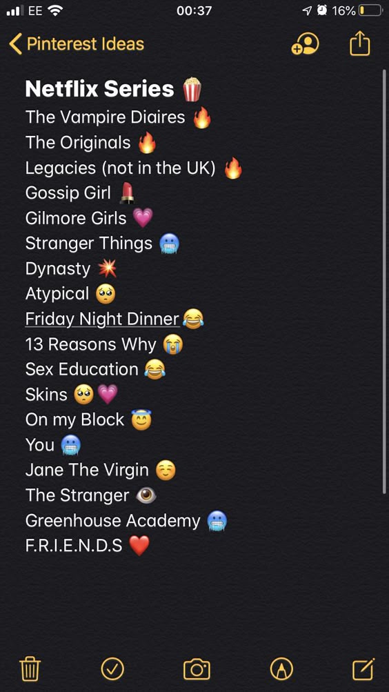 Netflix Shows 🍿💗