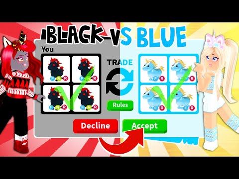 freetoedit one color trading challenge neon legendaries with blue and black adoptme roblox in 2020 roblox super happy face pet adoption party