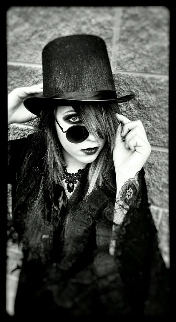 Goth photography dark picture black and white. #Cassidy