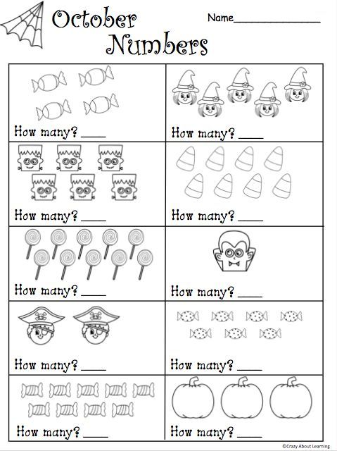 Free October Halloween Math Worksheet Madebyteachers Halloween Math Worksheets Halloween Worksheets Kindergarten Halloween Math Preschool