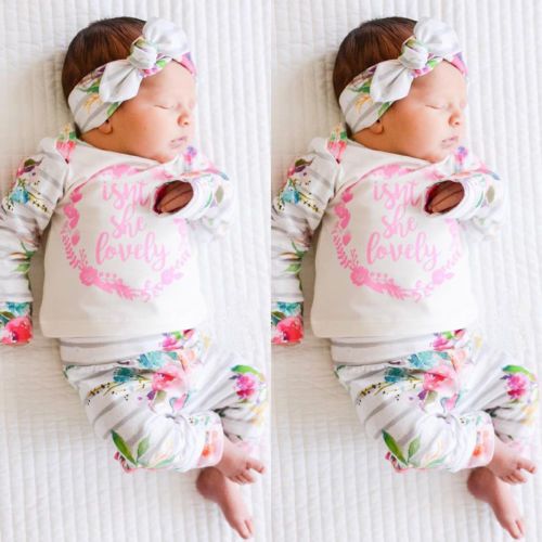 Details about 3PCS Infant Kids Baby Girl Floral Long Sleeve Top Dress Pants Clothes Outfit Set Details about 3PCS Infant Kids Baby Girl Floral Long Sleeve Top Dress Pants Clothes Outfit Set