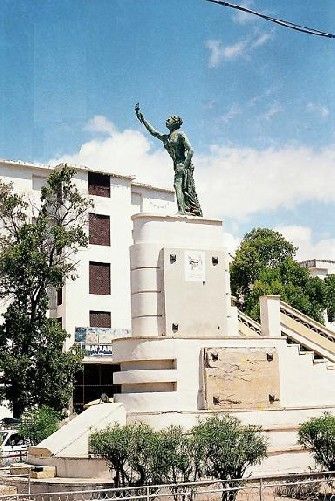 Xaawo Taako monument, Mogadishu, Somali: Xaawo Cusmaan Taako, (d.1948) was a prominent early 20th century Somali nationalist. Tako participated in the 1948 riots in Mogadishu that followed the visit of the Four-Power Commission, where she was killed. Her struggle was taken up by nationalist Somali Youth League (SYL) political party. The SYL, produced numerous influential Prime Ministers and Presidents of Somalia.