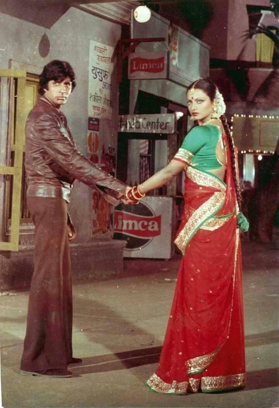 Rekha and Amitabh Bachchan