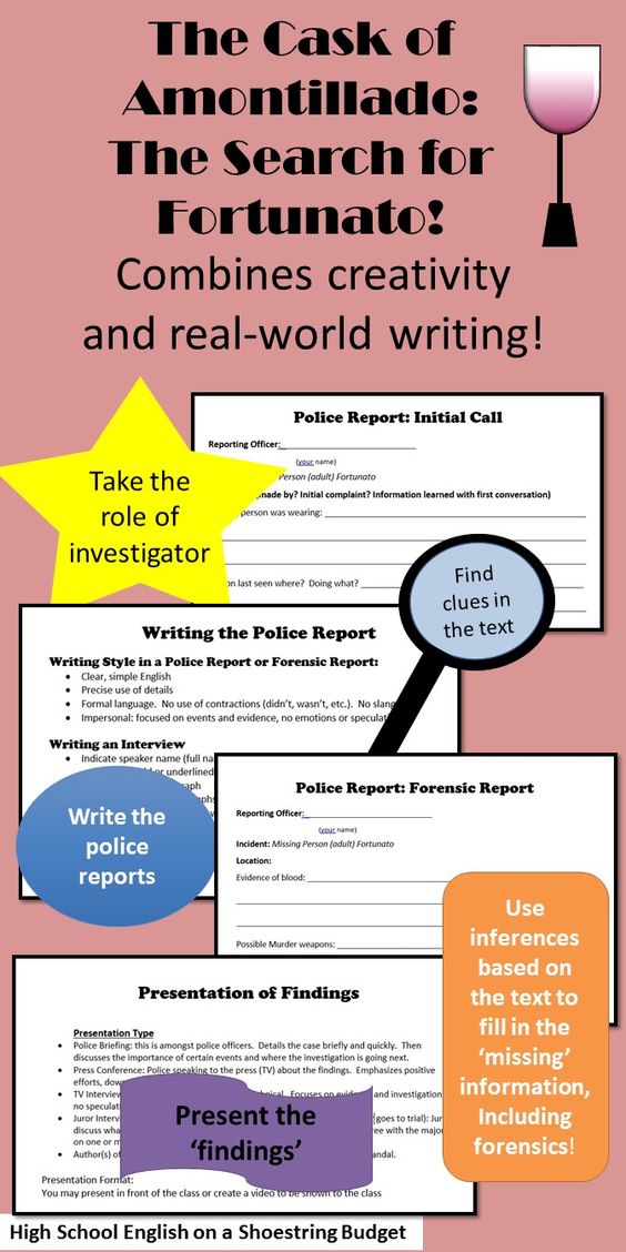 Teaching Literary Elements Plot \ Setting - forensic report Teaching Literary Elements Plot \ Setting - forensic report