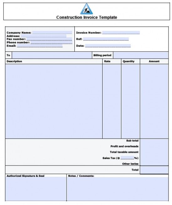 51 best Excel Template images on Pinterest Template, Role models - construction invoice templates 51 best Excel Template images on Pinterest Template, Role models - construction invoice templates