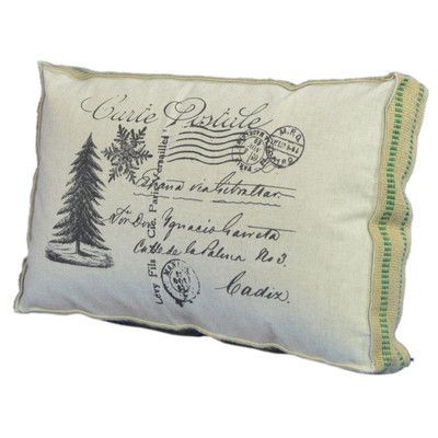Tapestries Ltd Christmas Tree Postcard Lumbar Pillow Wayfair In 2020 Dorm Decorative Pillows Pillows Decorative Diy Pillows