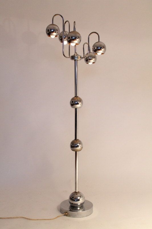 Pin On Vintage Mid Century Lamp Collection Pin On Vintage Mid Century Lamp, Vintage Chrome Floor Lamp