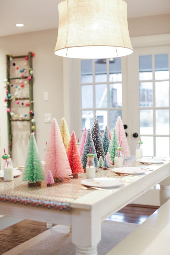 Project Nursery - Colorful Bottle Brush Trees