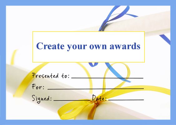 make your own awards magdalene project org make your own awards